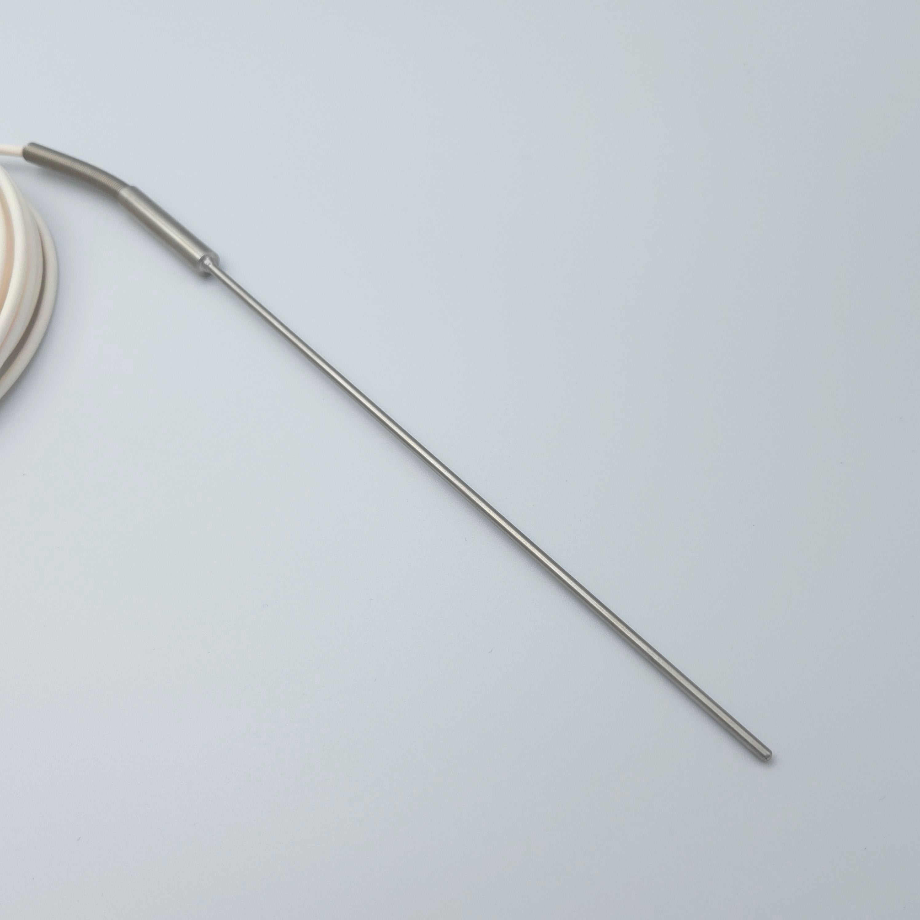 PT100 Probe 3mm for Cryogenics with Lead [-196...150°C]