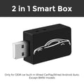 Wireless adapter for Android Auto and Apple CarPlay