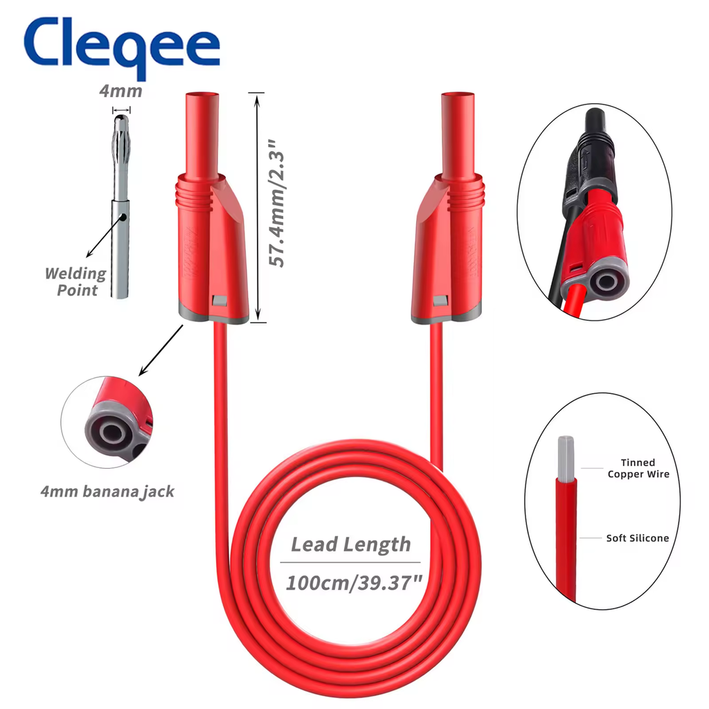 Cleqee P1050 3-Phase Test Lead Set