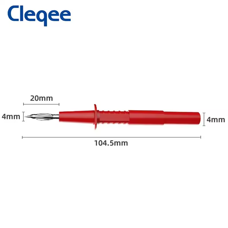 Cleeqe P5011 4mm Sharp Banana Multimeter Test Probe Set