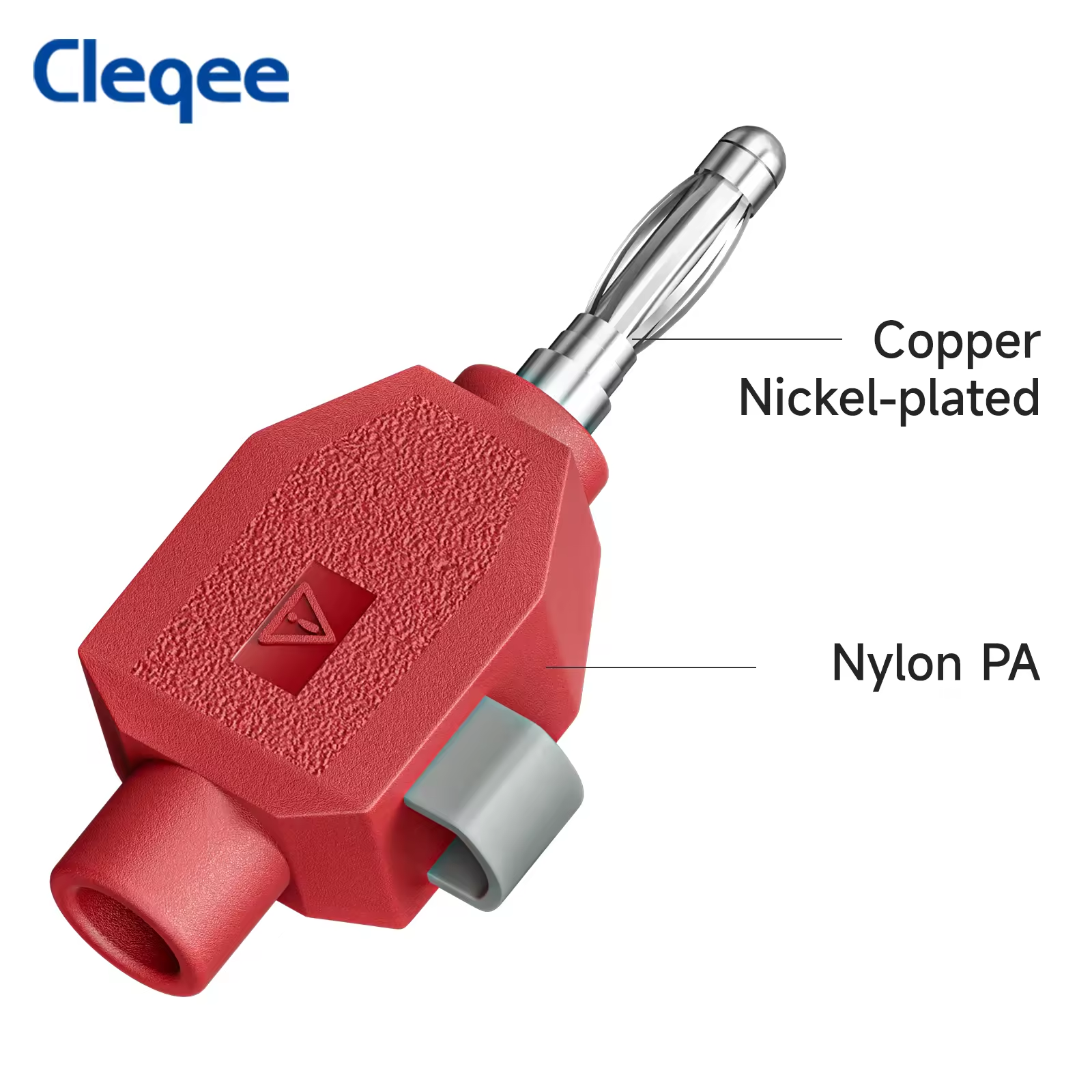 Cleqee P10067 Quick-Press 4mm Banana Connectors