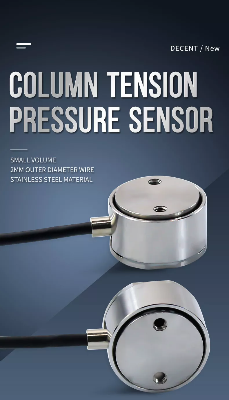 DYZ-100 Miniature Button Column-Type Load Cell (0.5-10 kg)