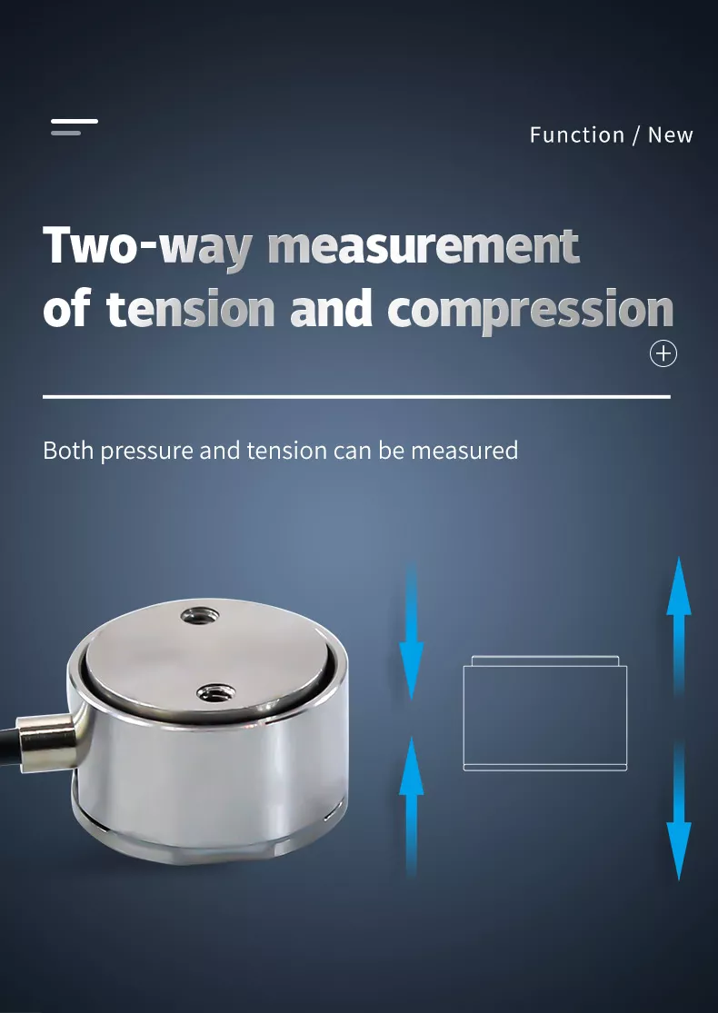 DYZ-100 Miniature Button Column-Type Load Cell (0.5-10 kg)