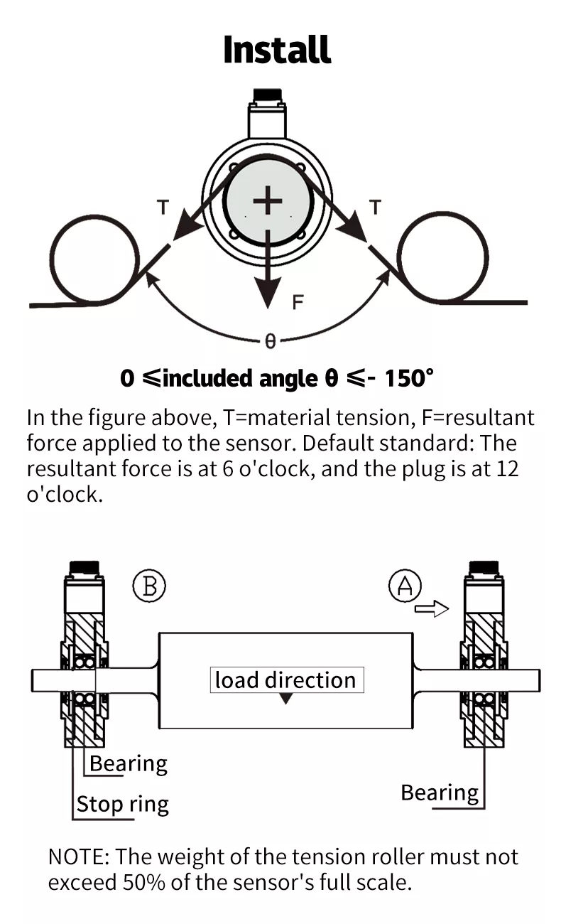 DYZL-105 Bearing Load Cell Sensor (20N - 30kN)