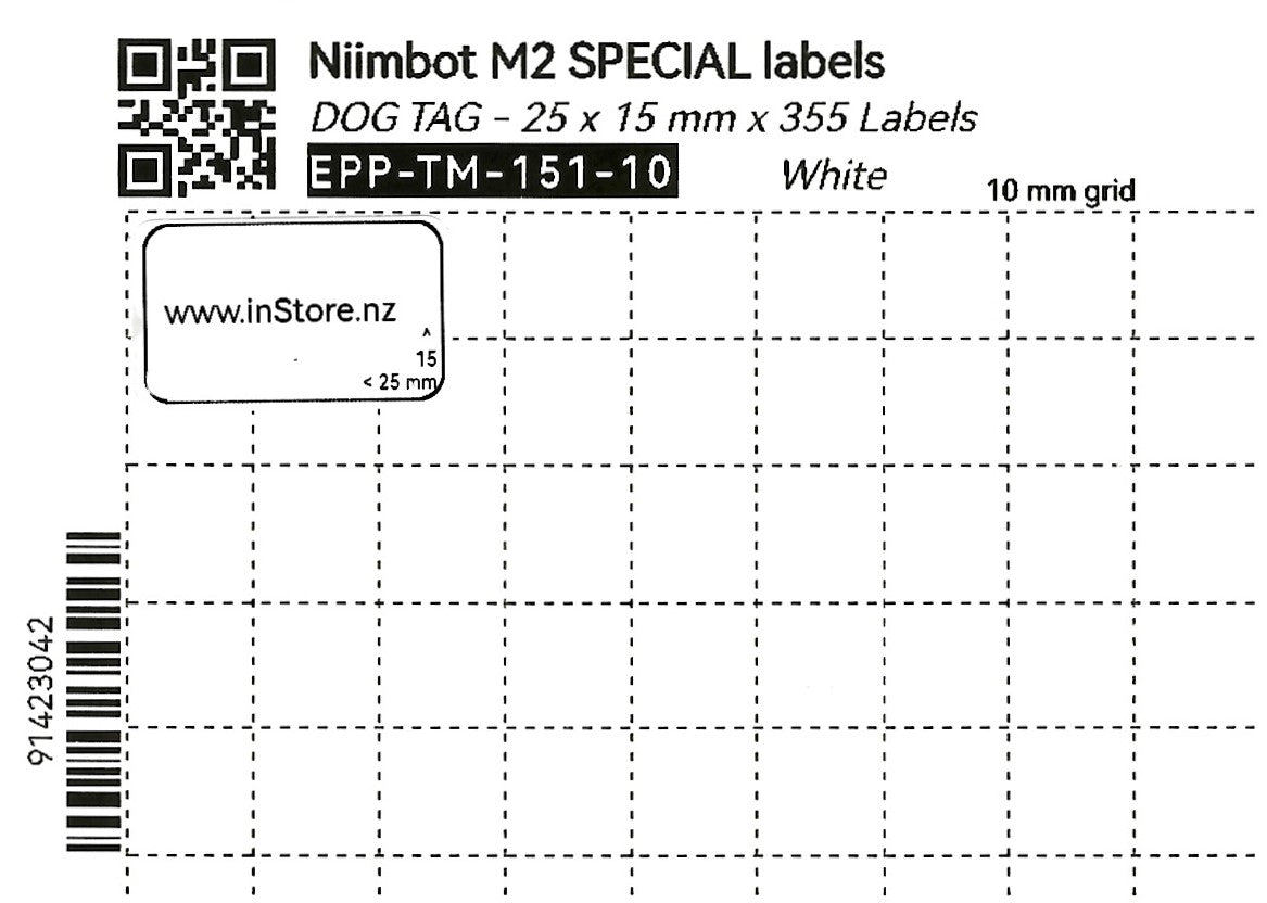 Niimbot M2 SPECIAL labels