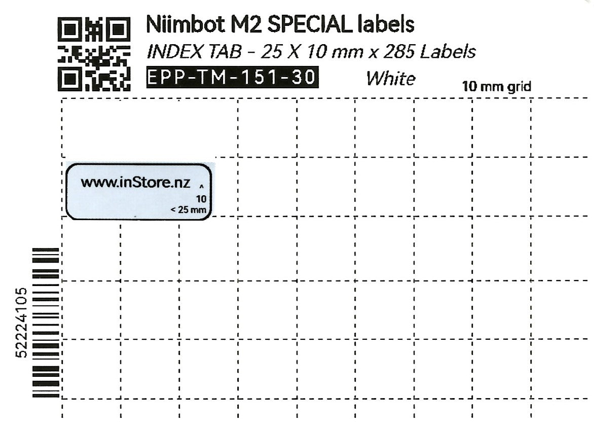 Niimbot M2 SPECIAL labels