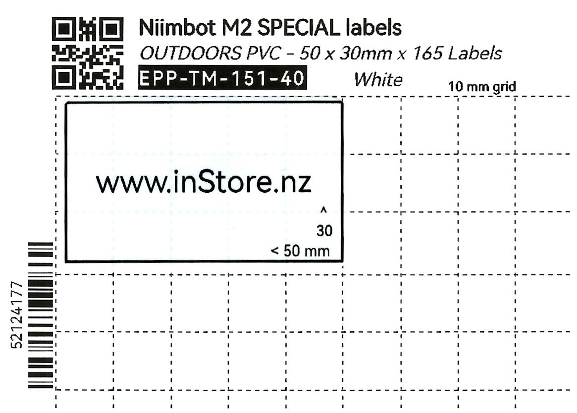 Niimbot M2 SPECIAL labels