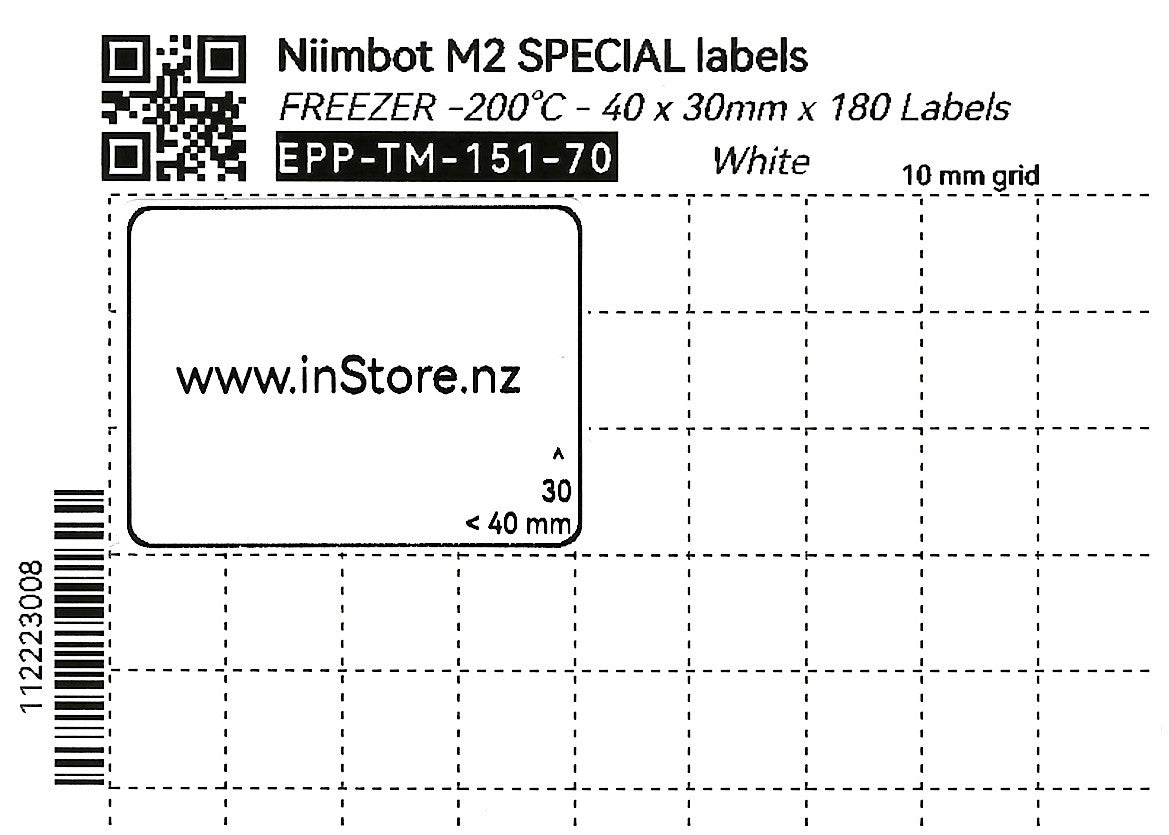 Niimbot M2 SPECIAL labels