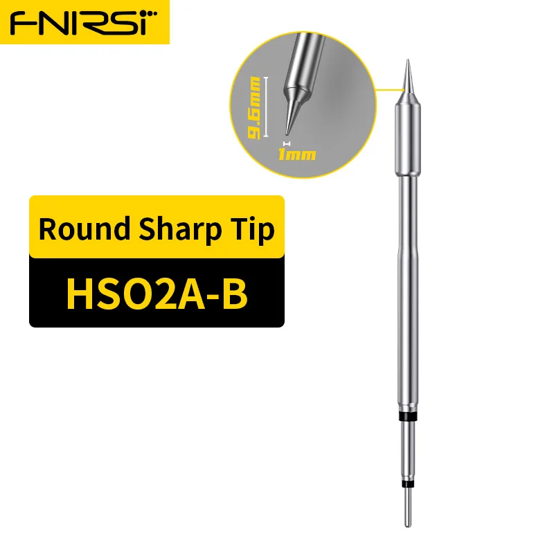 Soldering Iron Tip Replacement Kit For HS02A & HS02B – Multiple Tip Shapes, Iron/Nickel/Chrome Plated, Durable, Easy Install
