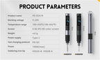 Fnirsi HS02 Soldering Iron - USB C/DC Powered