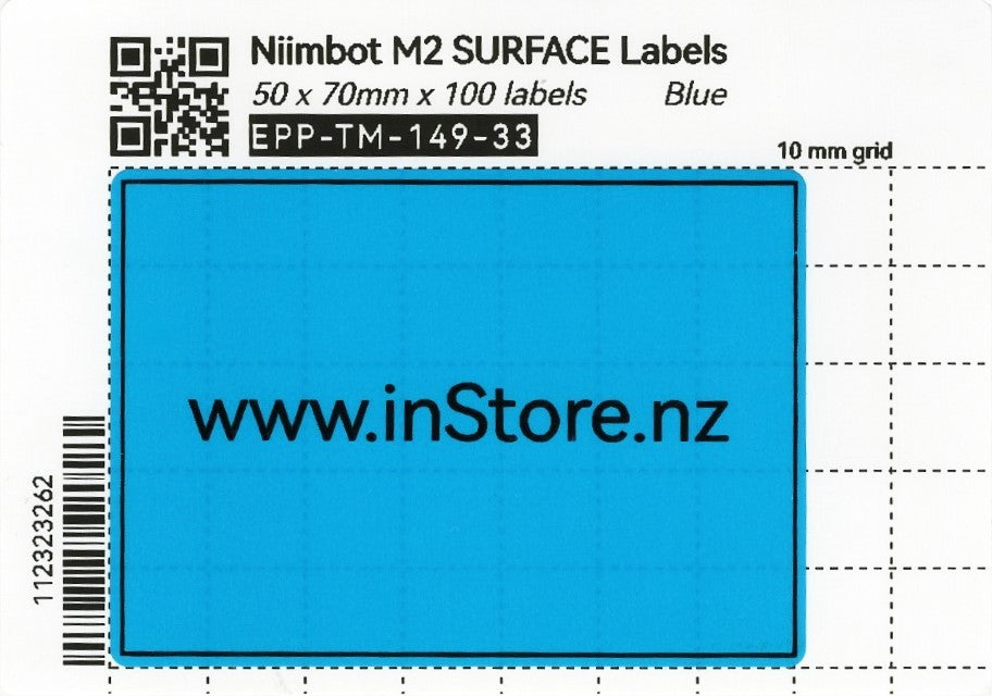 Nimbot Label Sizes Niimbot M2 STANDARD Labels – inStore Ltd