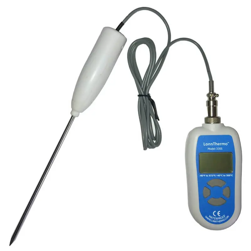WENMEICE LDT-3305 Digital Lab Thermometer with External Probe