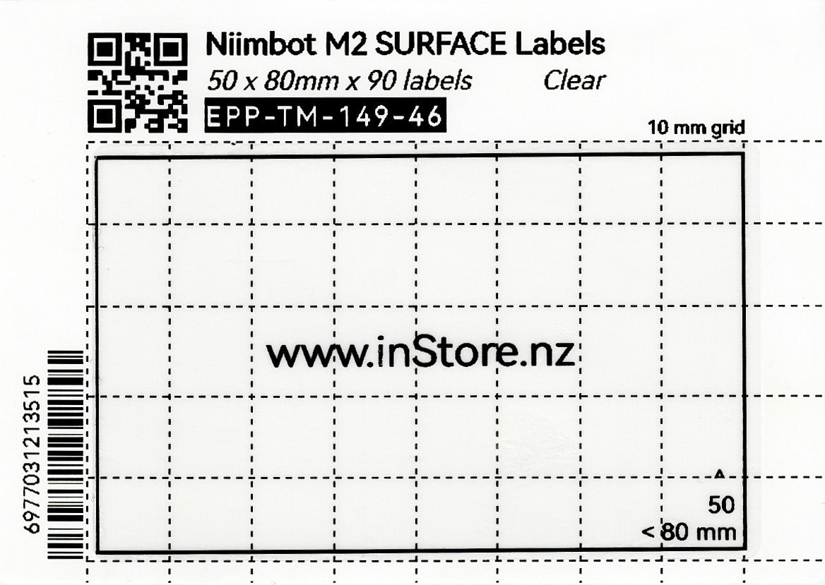 Niimbot M2 STANDARD Labels