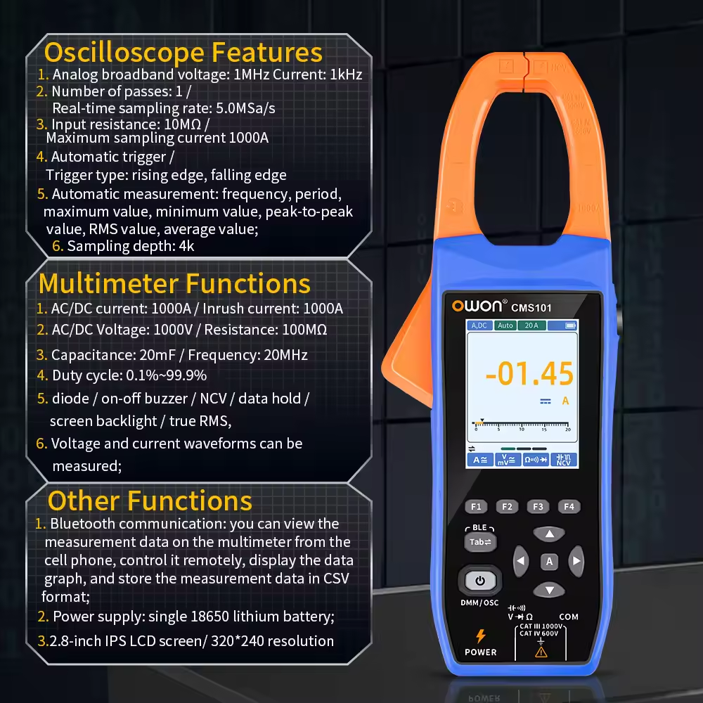 Owon CMS Clamp Scope Meter