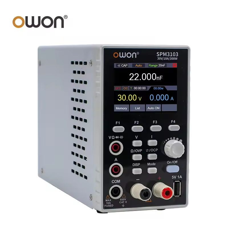 OWON SPM3103 - 10amp DC Lab Power Supply with Integrated Multimeter