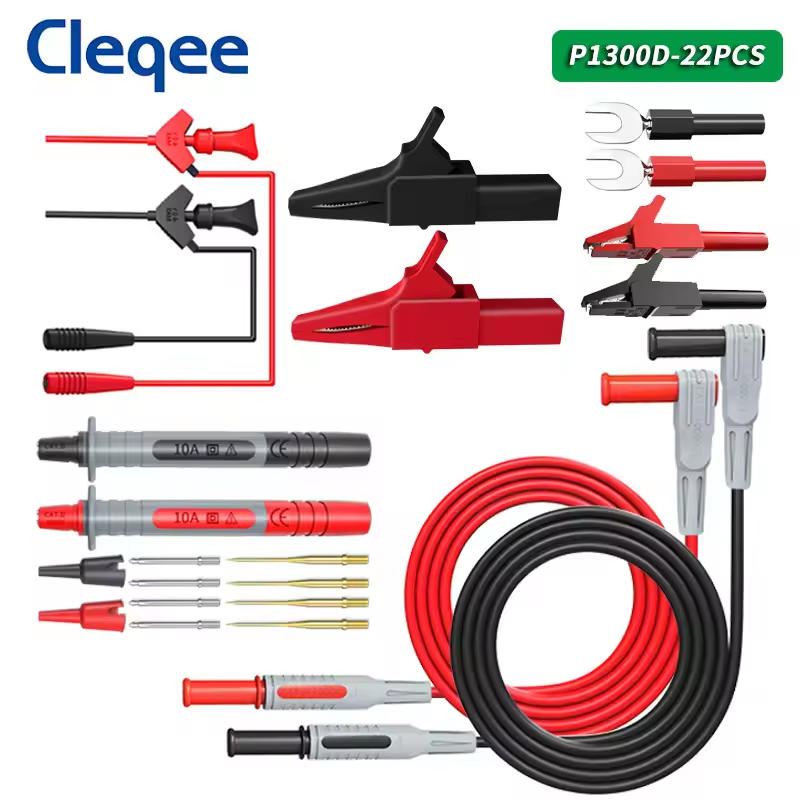 Cleqee P1300 Series Multimeter Test Lead Kits