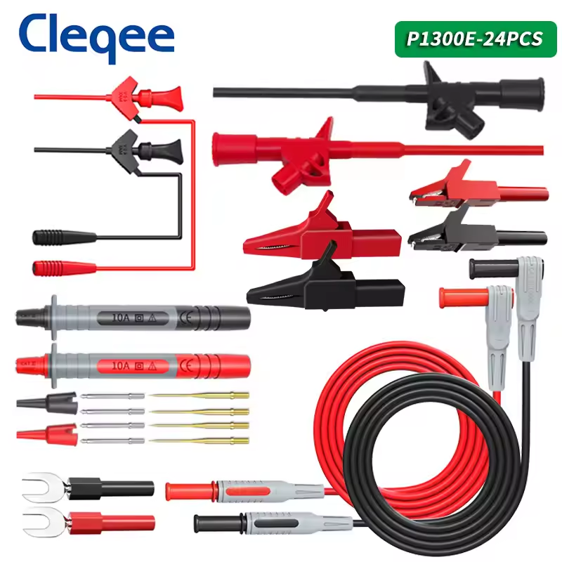 Cleqee P1300 Series Multimeter Test Lead Kits