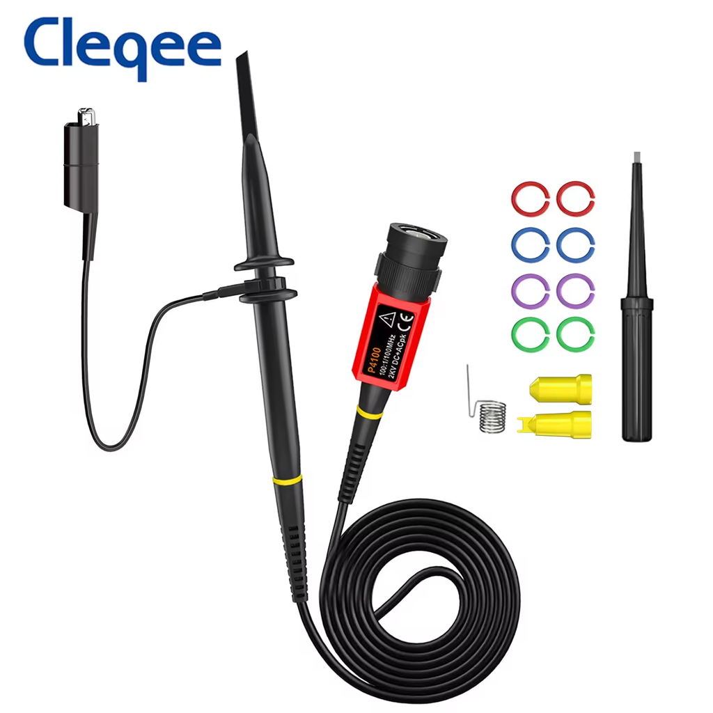 Cleqee P4100 High Voltage Oscilloscope Probe (100:1)