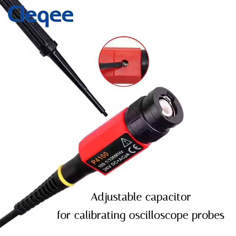 Cleqee P4100 High Voltage Oscilloscope Probe (100:1)