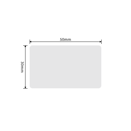 Niimbot M-Series 50 x 30 mm PET Labels