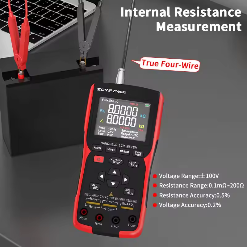 Zoyi DQ-02 LCR Meter and Battery Analyser