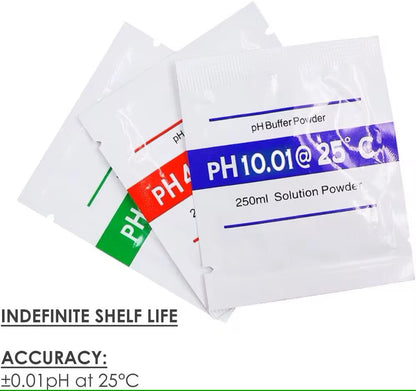 pH Calibration Buffer Solution Powder Kit (pH 4, 7 and 10)