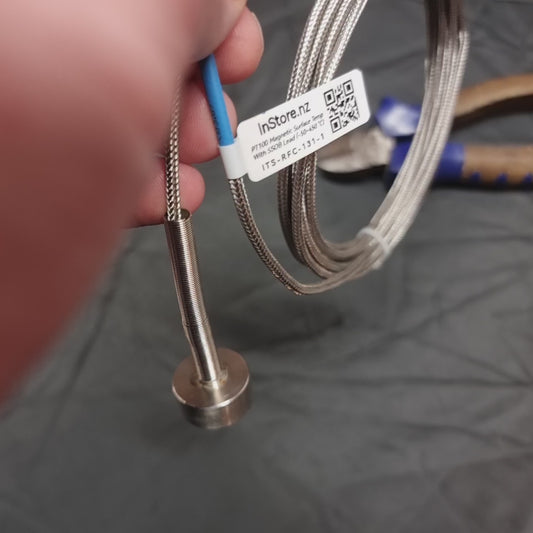 PT100 Magnetic Surface Temperature Sensor with SSOB Lead [-50...450°C]