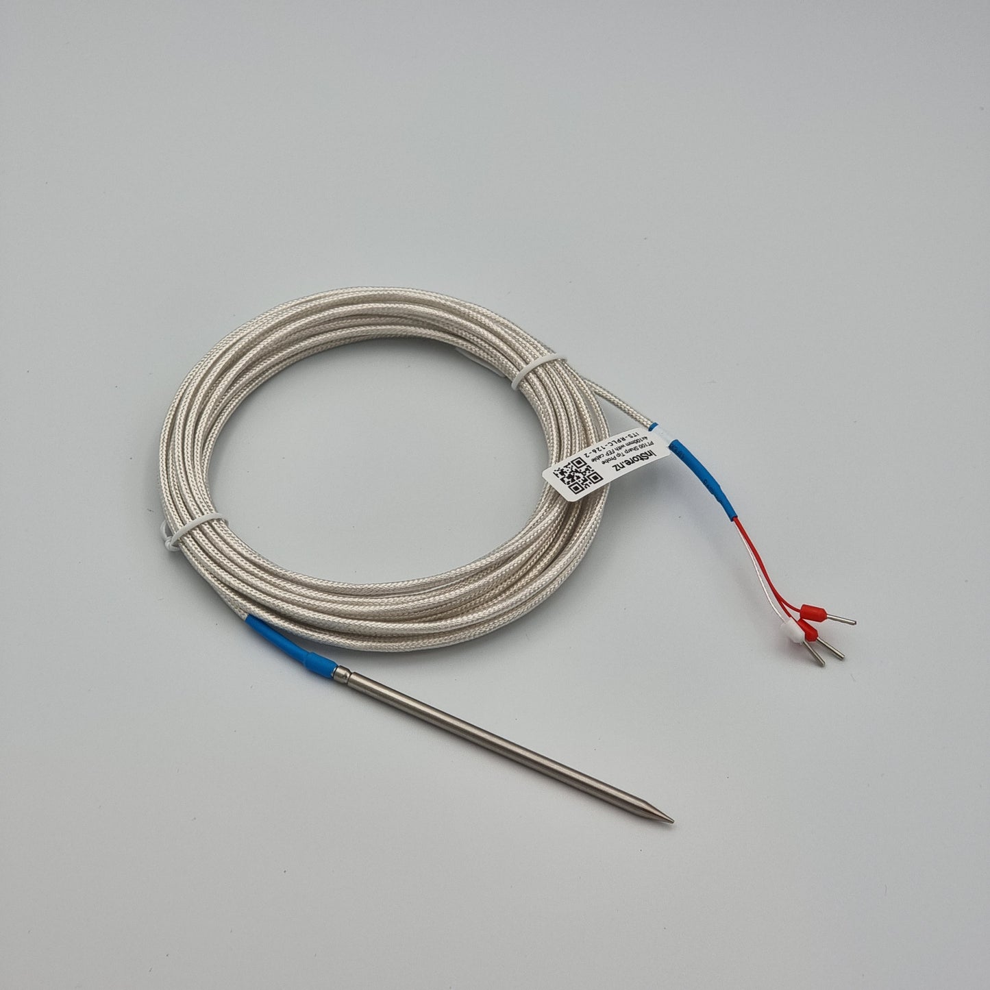 PT100 Sharp Tip Probe - 4x100mm with FEP cable [-50...200°C]