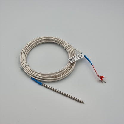 PT100 Sharp Tip Probe - 4x100mm with FEP cable [-50...200°C]