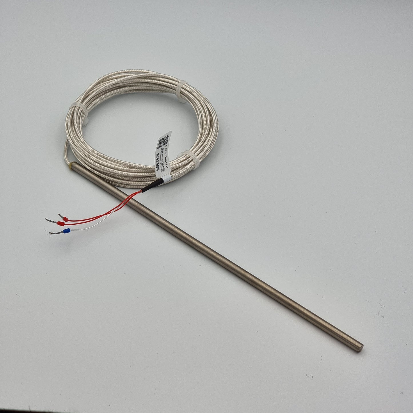 PT100 Probe 6mm Waterproof with PTFE lead [-50...260°C]