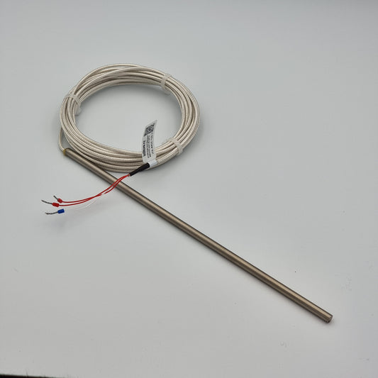 PT100 Probe 6mm Waterproof with PTFE lead [-50...260°C]