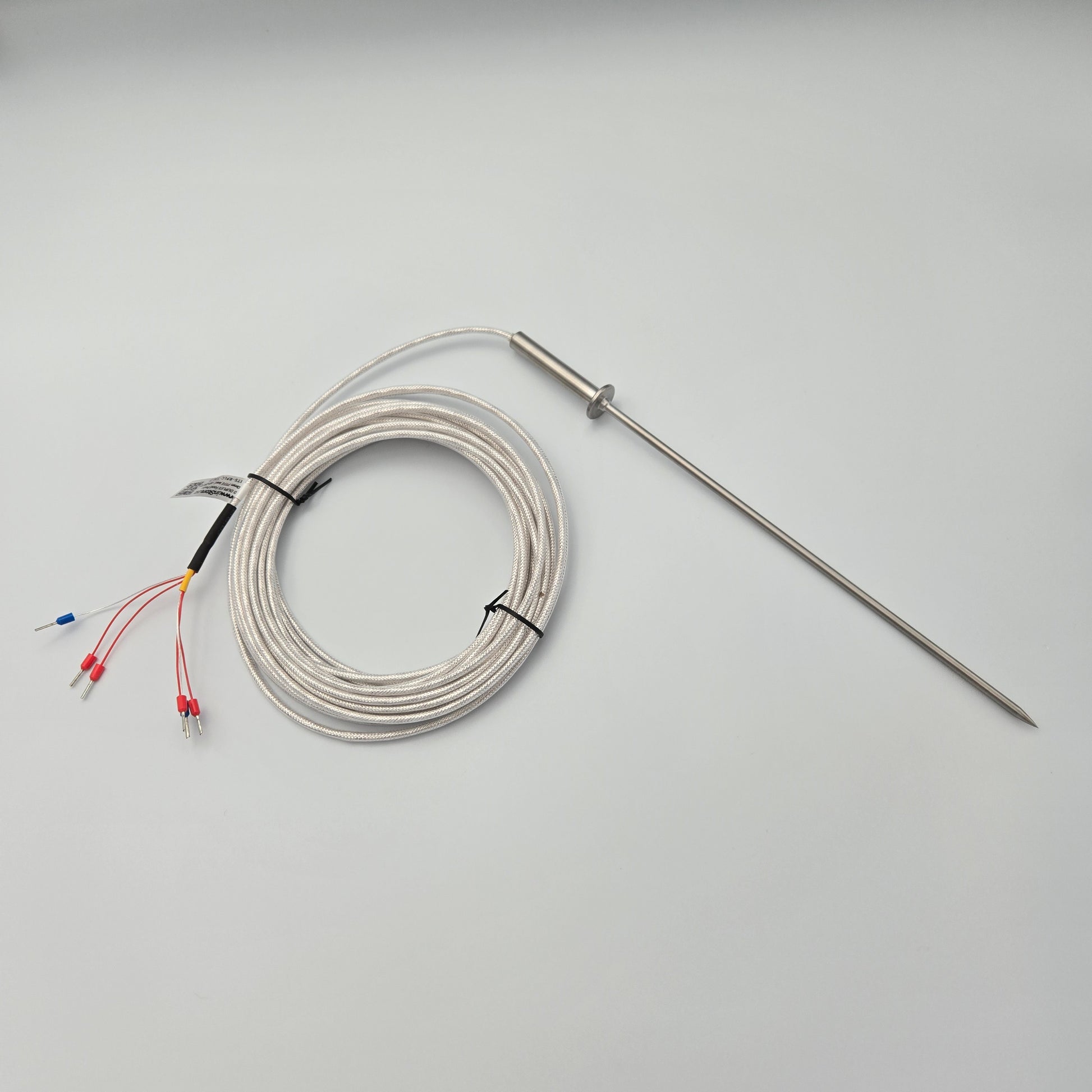 PT100 Sharp Food Probe 4x200mm with PTFE lead [-80...260°C]