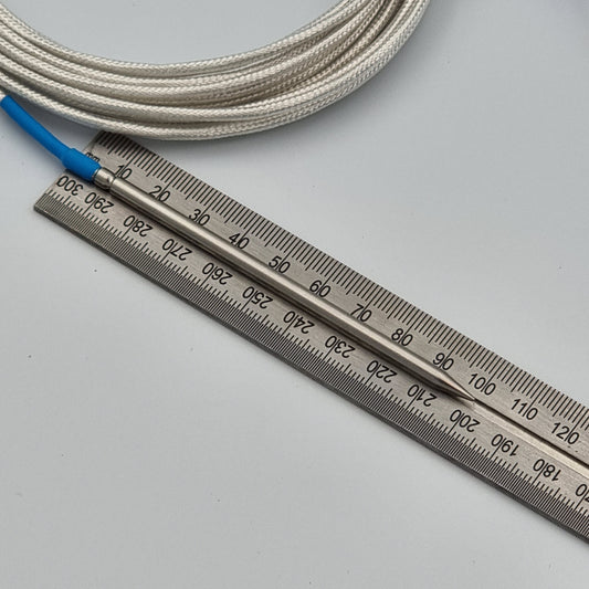 PT100 Sharp Tip Probe - 4x100mm with FEP cable [-50...200°C]