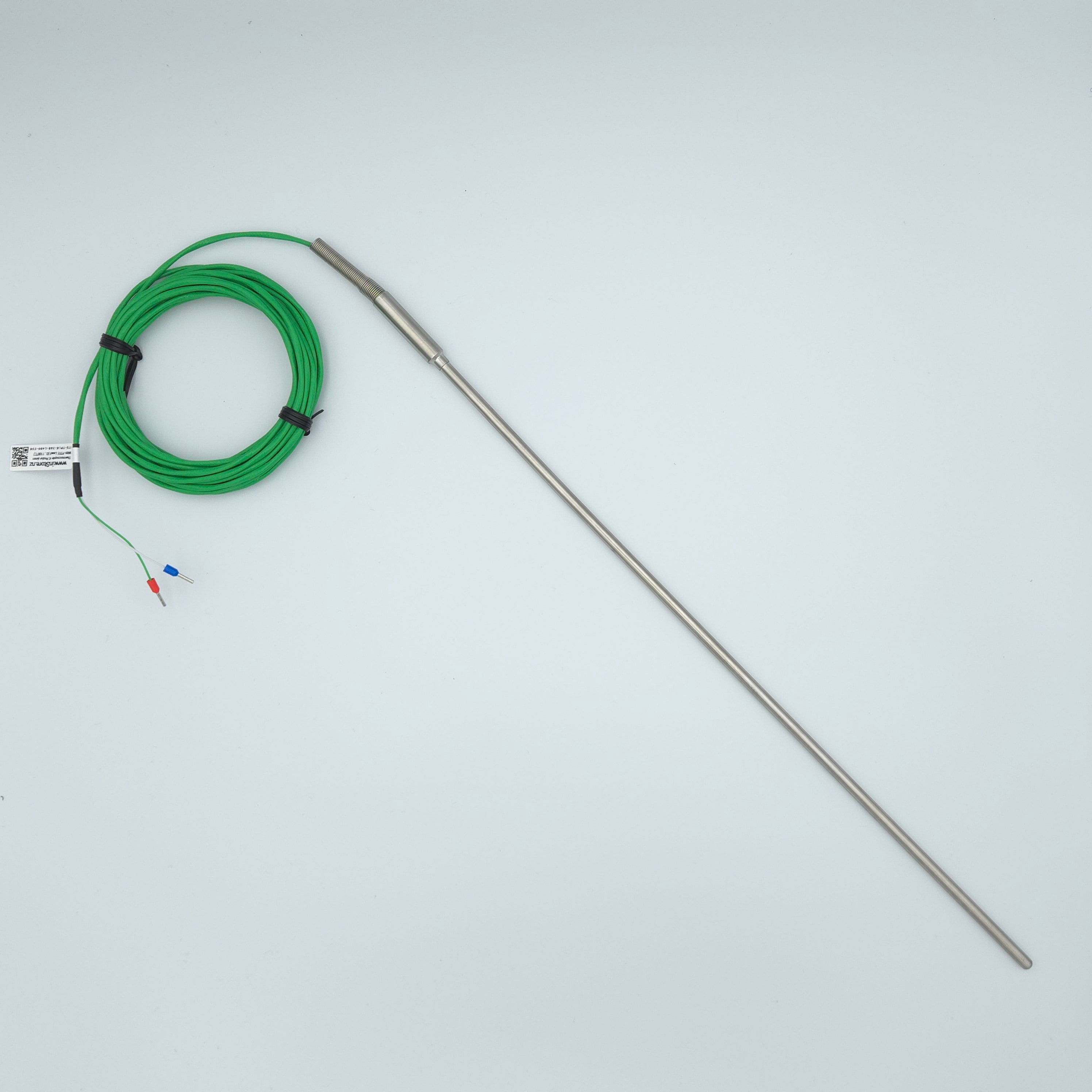 Thermocouple Type K Probe 6mm Waterproof with PTFE Lead [0...1100°C]