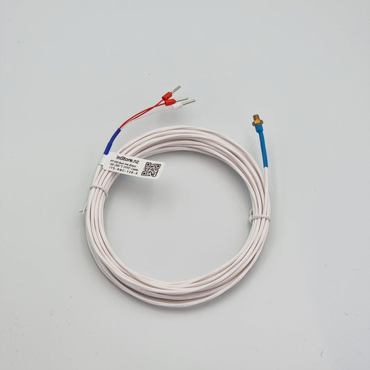 PT100 Bolt M4 Brass with PTFE Cable [-50...200°C]
